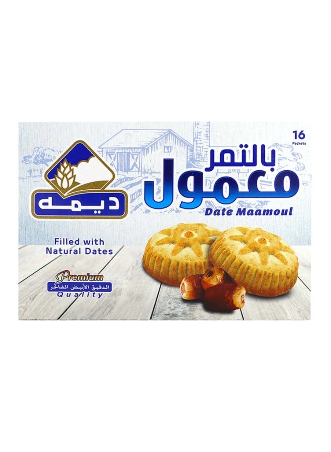 Deemah Date Maamoul 16g – Pack of 12 | Traditional Middle Eastern Date-Filled Cookies - Image 2